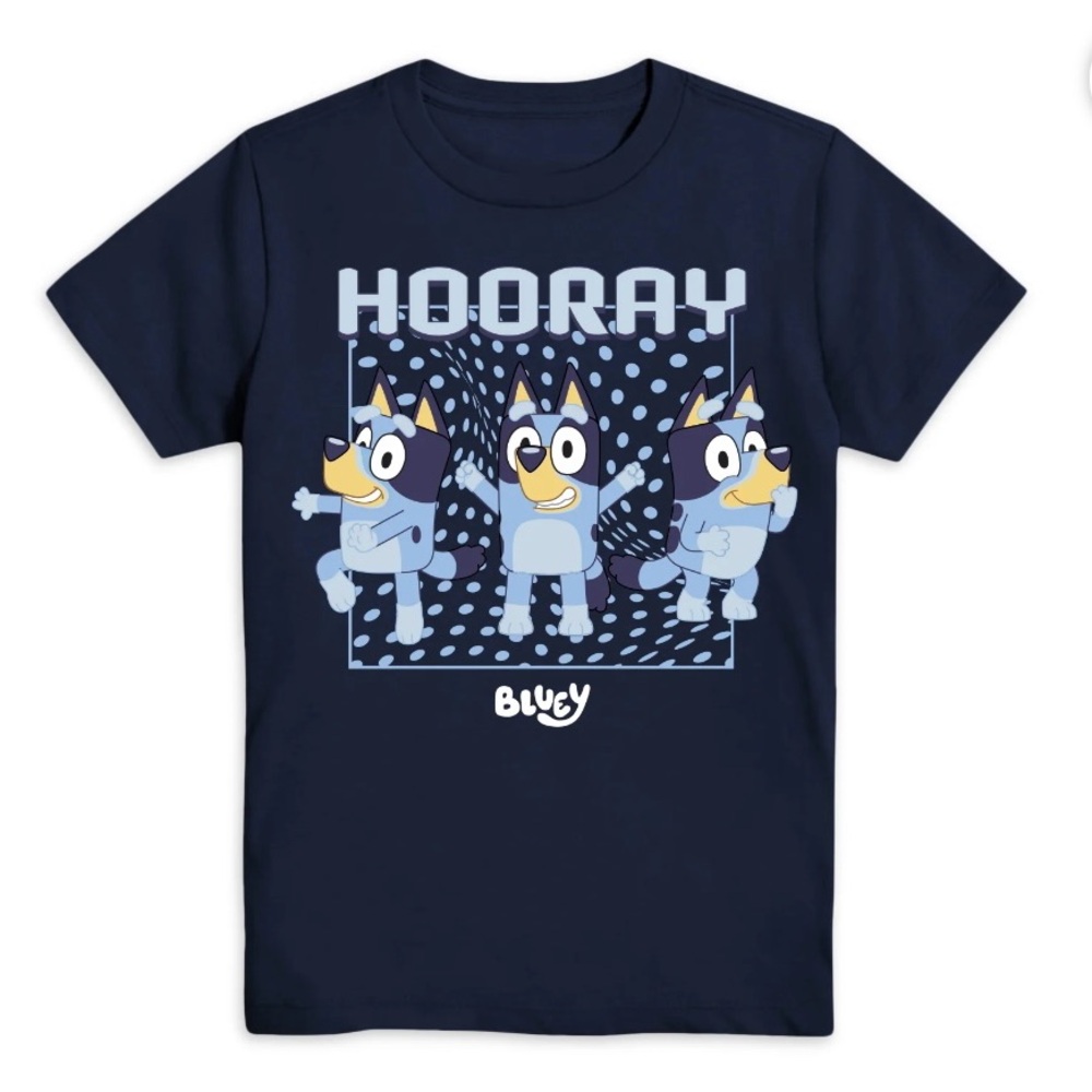 💕5/$15 Bluey Navy T-Shirt, NEW with tags